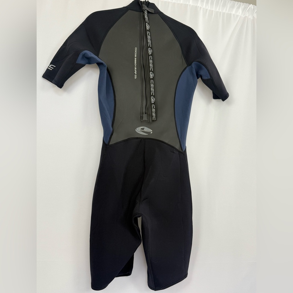Cocoa beach surf co. CBSC mega-flex shorty wetsuit size MT surf swim neoprene - Picture 2 of 9